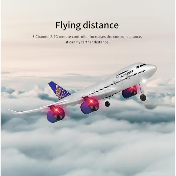 2.4G RTF Simulation 747 Airbus A380 Remote Control Wireless Airplane Toy Airplane Model RC Plane Customer Requirements Met