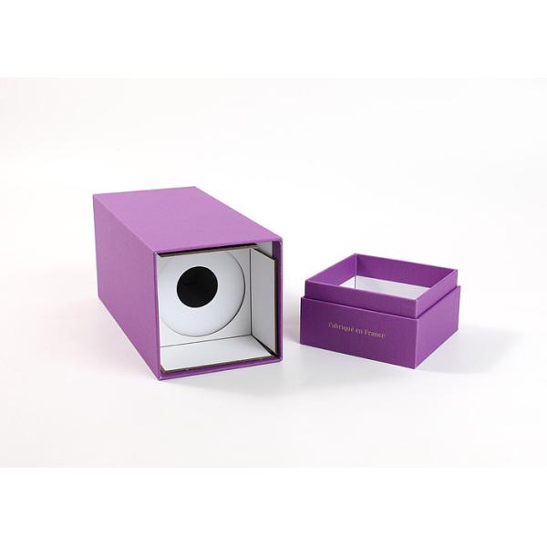 Different Size Candle Packaging Box With Inlay Luxury Custom Recycled