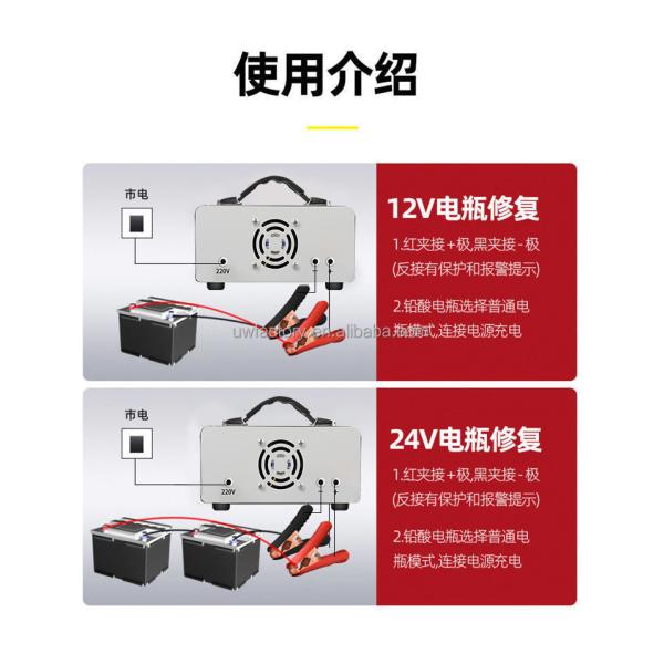 Electric 15W/10W/7.5W/5W Automatic Identification AGM Lead-Acid Battery Charger and Portable for Electric Products