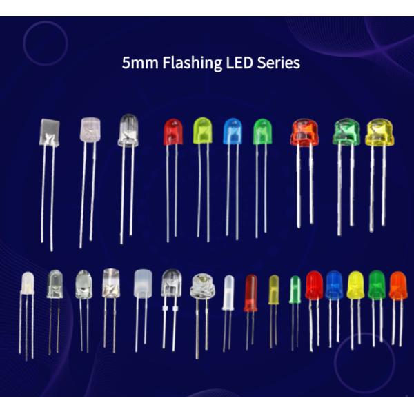 5mm Green Color 515-525nm 5000-7000mcd Round Clear Lens Candle Flickering Flashing LED Diode