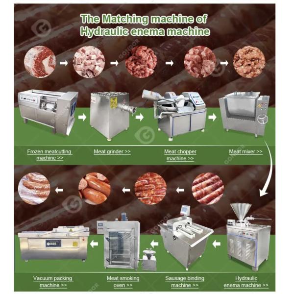 Large-scale Fully Automatic Filling Quick Horizontal Hydraulic Stuffing Machine For Sausage Processing