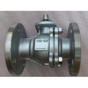 Quality NPS 3&quot; Anti Static Two Piece Flanged Floating Ball Valves for sale