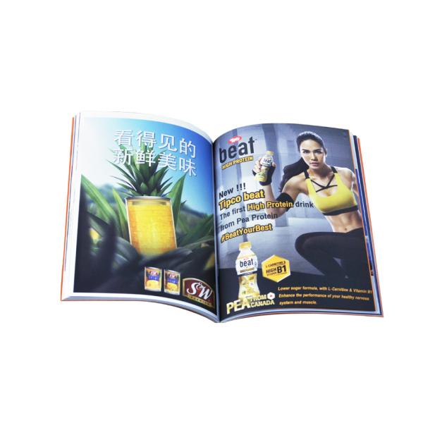 OEM Soft Cover Book Printing Glue Binding Section Stitching Embossed