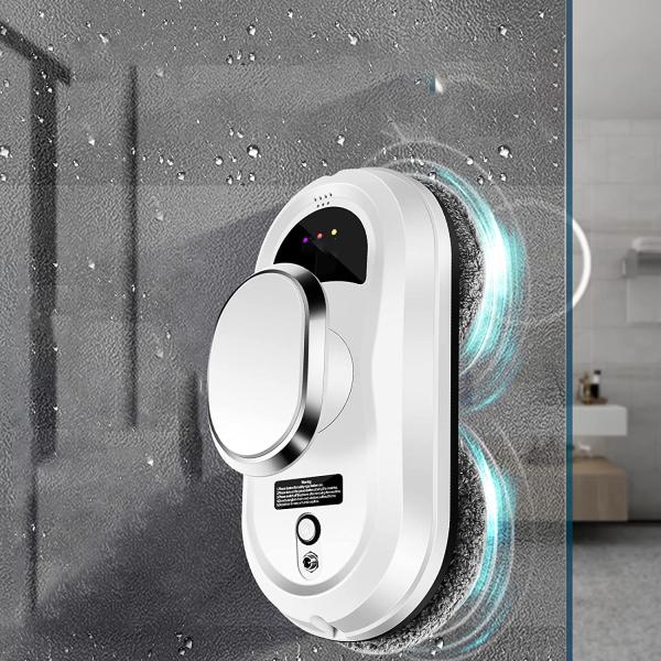 Huidi Robot Window Cleaner With 20 mins UPS Back up Battery 295*145*108mm AC110-240v