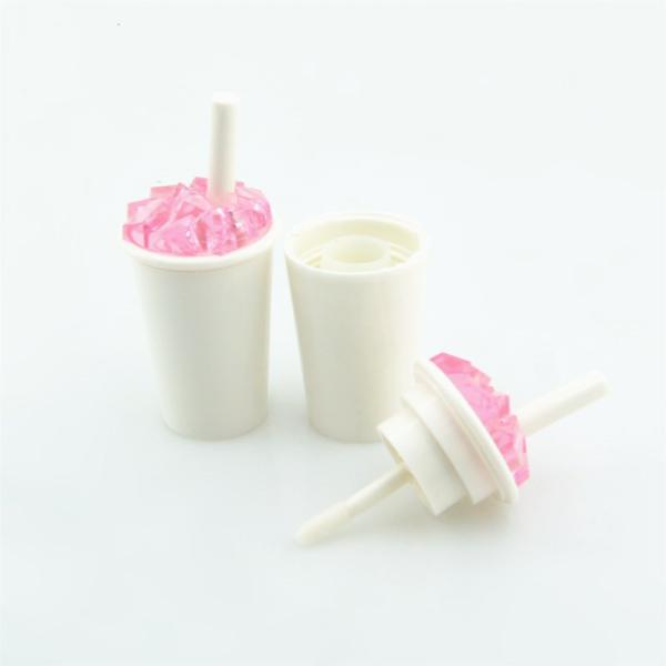 CE SGS Round 6ml Cute Empty Lip Gloss Tubes Offset Printing