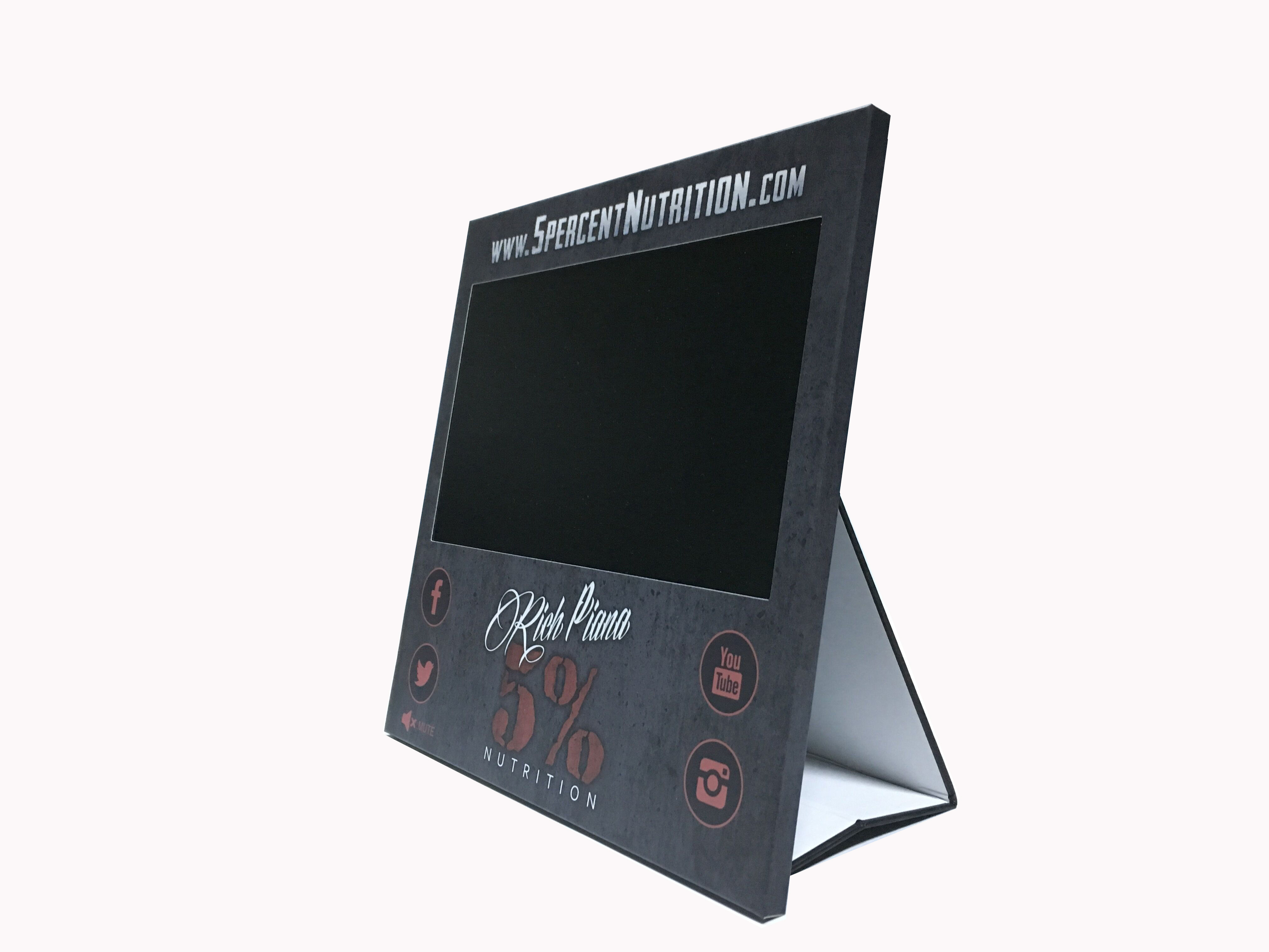 10.1 inch IPS screen LCD pop display with custom print video screen pop screen
