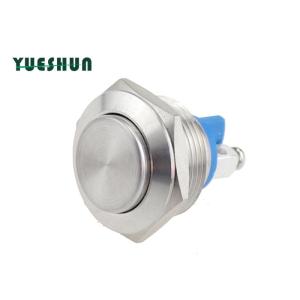Quality Momentary Car Push Button Switch Anti Vandal Stainless Steel 19mm High Head for sale