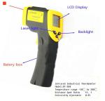 HD380 handheld Non contact infrared thermometer automatic infrared laser