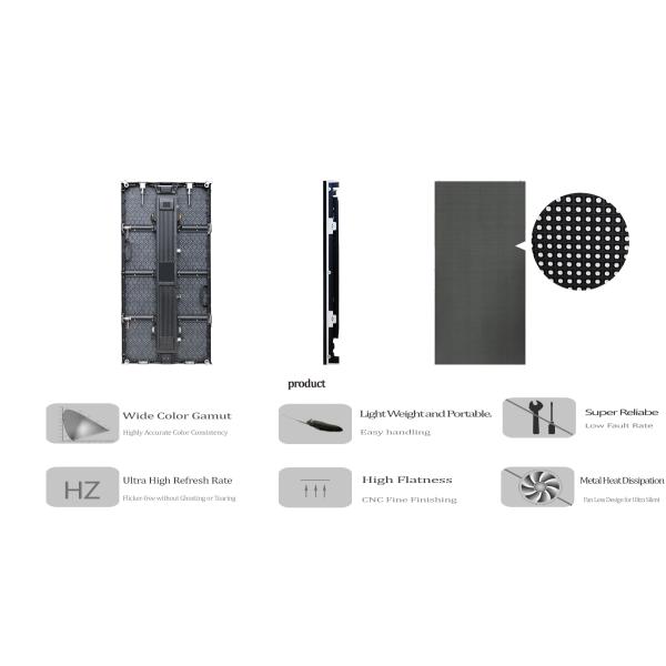 IP65 Large Outdoor Led Display Screens 5.95mm Pixels 5000nits Brightness