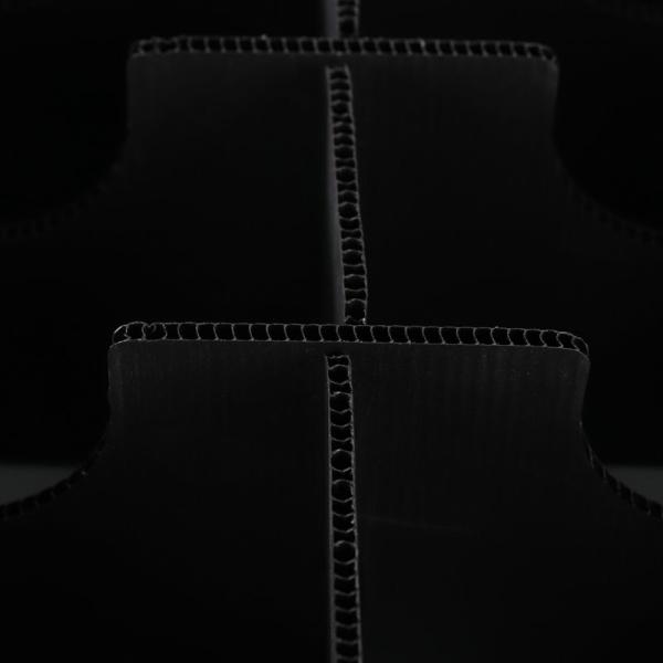 Rectangular PP Corrugated Crates Customized Plastic Partition Boxes Anti Static