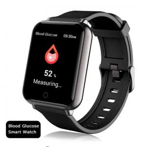 Quality Digital Non Invasive Blood Sugar Glucose Meter Monitor Wrist Smartwatch for sale