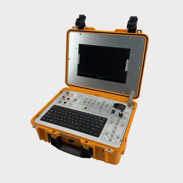 65mm Dual PTZ Borehole Camera Industrial Level 360 Degree Rotate Can Test Wide Range