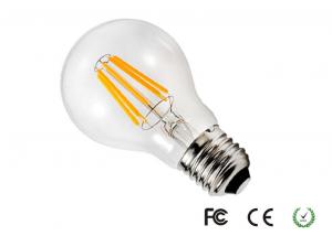 China 630lm 6W Dimmable LED Filament Bulb Globe Shaped Led Light Bulbs For Bedroom on sale
