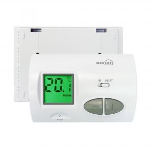 China White Omron Relay Wired Heated Floor Thermostat For Indoor Bedroom on sale