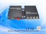 4ch analog video fiber transmitter and receiver with rs422/232/485 or analog