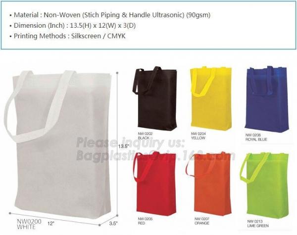 Factory Price High Quality Laminated PP Non Woven Bag, wholesale customized print logo non woven bags with string for sh