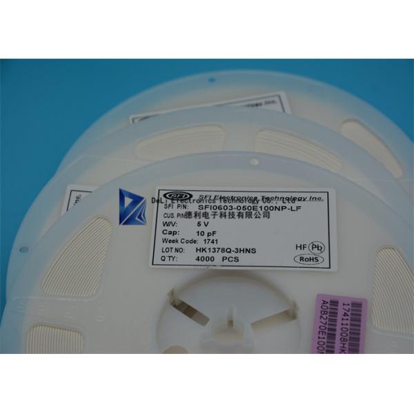 SFI0603-050E100NP-LF Chip Resistor SMD 1608 Varistor RoHs Certificate AC ESD / SFI / TVS