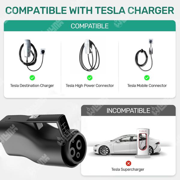 Olink Custom High Quality NACS Charger Adapter DC Fast GBT to NACS EV Charging Connector GBT to Tesla Adapter