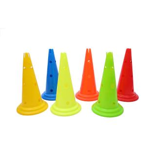 Quality PE Plastic Soccer Cones 38cm 48cm Football Training Cones for sale