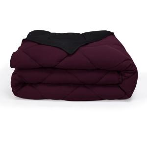 Quality Customized Color Microfiber Quilt Reversible Hypoallergenic Solid Color Washable for sale