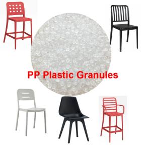 China Colorless Odorless Virgin PP Plastic Granules For Outdoor Chairs High Flexural Strength on sale