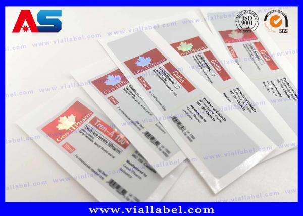 Buy 25 * 60 mm Pharmacy Label Sticker Printing With Free Design Service at wholesale prices