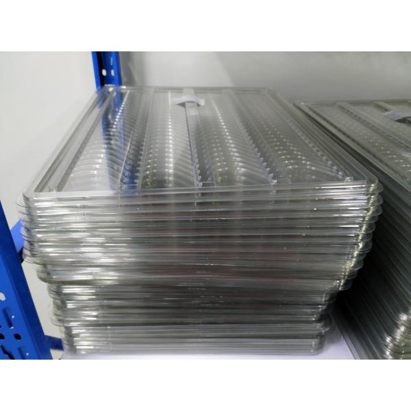 Design / Custom Made OEM / ODM PC Material LED Light Guide Optical Feedback Colorless 50.9x13.9x12.4