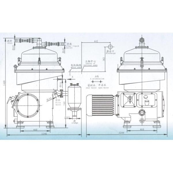 Disk Stack Centrifuges For Vegetable Oil Three-phase Oil Separator