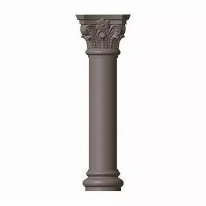 Quality Custom-Made Roman Column Pillar Wax Candle Holder Mold Cement Concrete Plaster DIY Home Decoration Supplies for sale