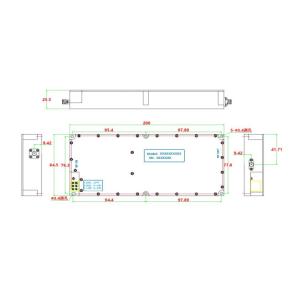 Quality PA1100 1280MHz 100W VHF Power Amplifier Module RF Jamming System for sale
