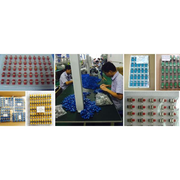 Metal Square Type Fc Fiber Adapter Coupler For ODF And Pigtail High Precision