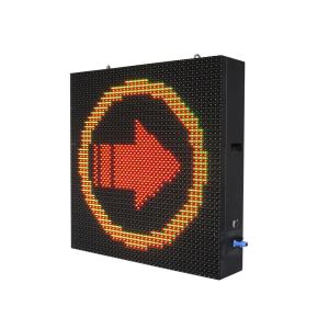 Quality 16mm Pixel Pitch Single Color Highway Outdoor Advertising Motorway Led Message Board for sale