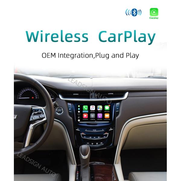 Wireless Cadillac Apple CarPlay Interface , Android Auto Display For XTS XT5 ELR