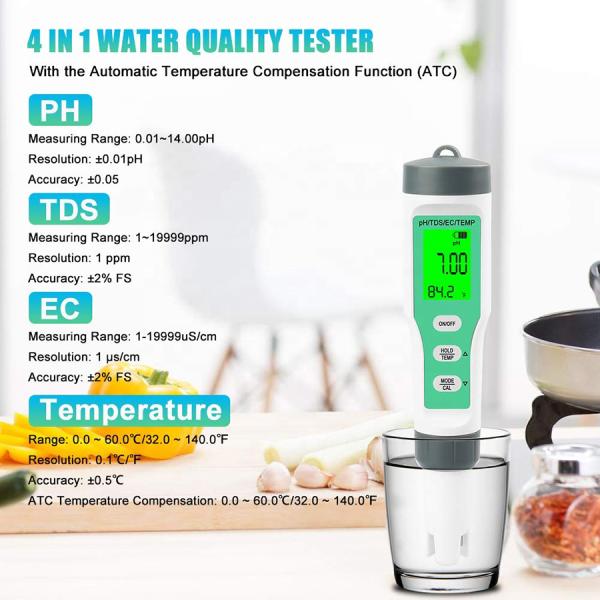 Lab Water Purity Electronic Tester Portable Digital Pen Type PH Meter for Lab Testing