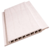 Curved Wood Plastic Composite WPC Cladding for 180mm*26mm Exterior 3D Plastic Wall
