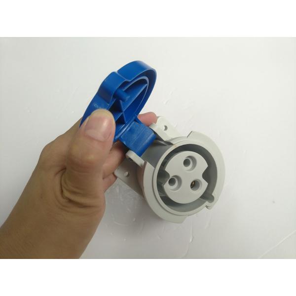 3 Poles Industrial Plug Sockets Straight Receptacle Type 3rd Generation