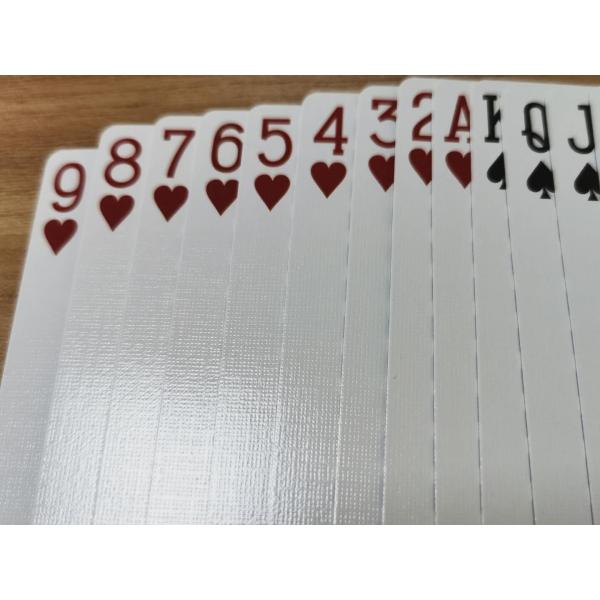 57*87mm 62*87mm 310g Black Core Casino Poker Cards