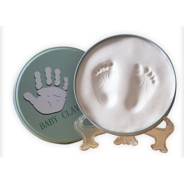 Baby Inspirational Clay Hand And Footprint Kit In Keepsake Tin