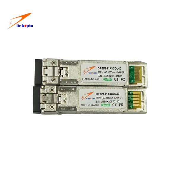80km 10G SFP+ CWDM Transceiver Duplex LC With 1270 - 1610 Wavelength