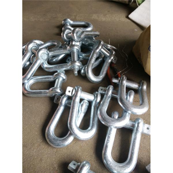 Steel Pilot Wire High Strength Galvanized Shackle For Construction Works In Transmission Line