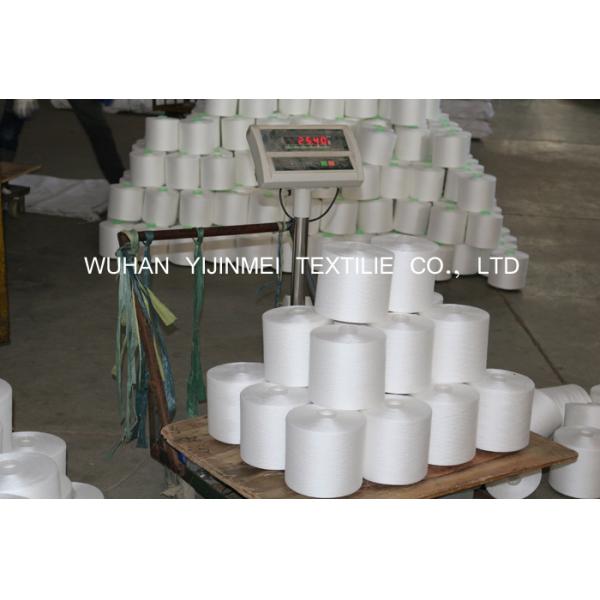 Ring Spinning 100 Polyester Sewing Thread Yarn 30/2 On Plastic Dyeing Cones