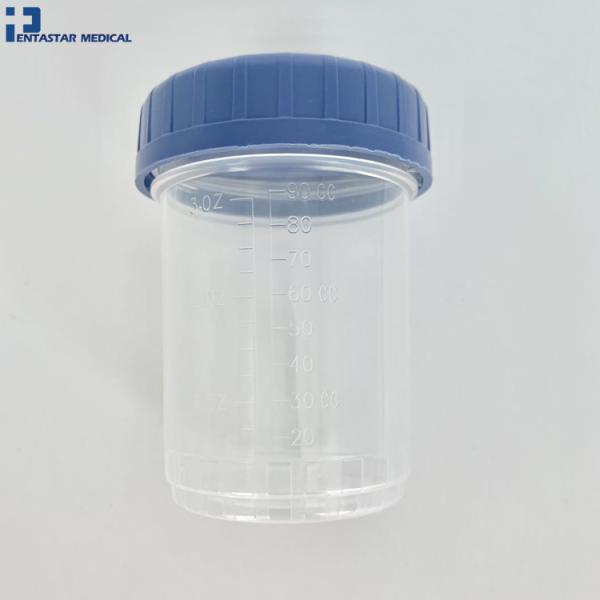 Disposable 90ml urine test cup plastic urine container cup
