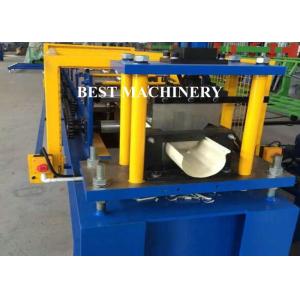 Quality Aluminum Roofing Gutter Sheet Roll Forming Machine Downpipe Usage for sale