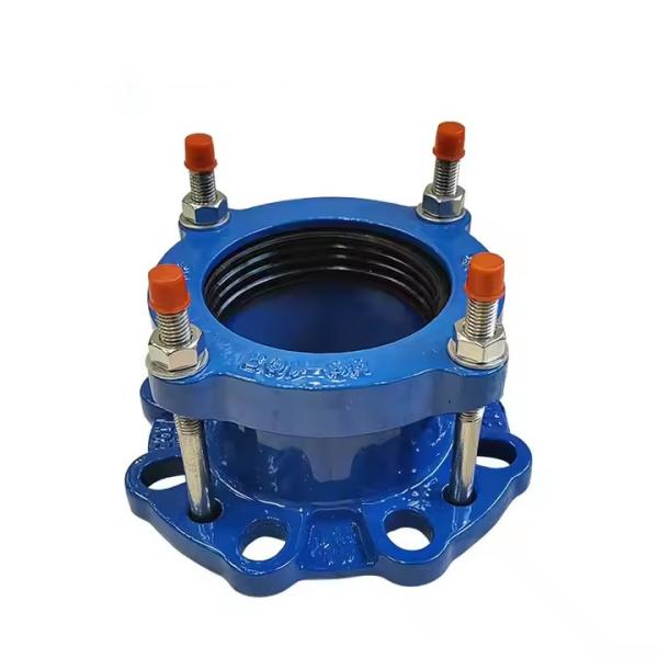 Wide Range Cast Iron Universal Fittings HDPE And PVC Pipe Flange Adapters Stainless Steel Connectors