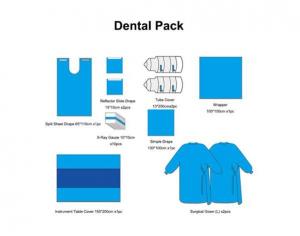 Quality Medical Disposable Dental Implant Surgical Drape Pack / Kit / Set Sterilized Dental for sale