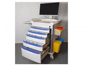 China Large Medical Trolley Storage Capacity 3Drawers For Hospitals on sale
