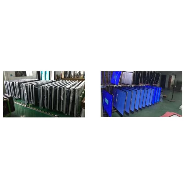 LCD Kiosk Signage Display Stands , Floor Standing Touch Screen Kiosk Android System