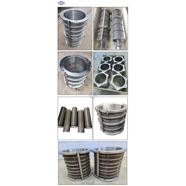 Customized Johnson Stainless Steel Wedge Wire Mesh Filter Screen Tube For Water Well Filtration