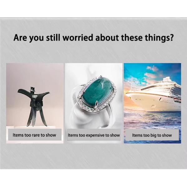 Custom Transparent LCD Showcase For Retail And Brand Promotion