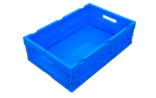 Auto Plastic Logistics Box High Load Auto Parts Foldable Solid Box Heavy-Duty Recyclable PP Plastic Crate Logistic Stackable Crate